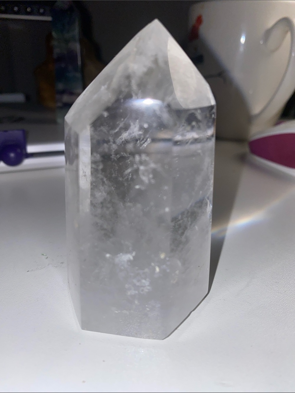 Clear Quartz Point Tower